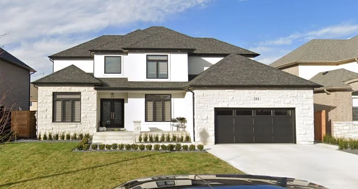Custom McMansion home in Lakeshore ON built by Sovereign Developments