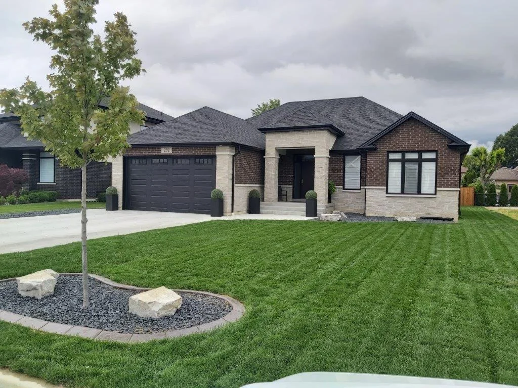 Custom ranch home in Lakeshore ON built by Sovereign Developments