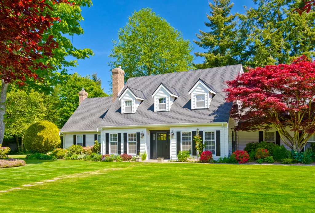 Cape Cod style home exterior