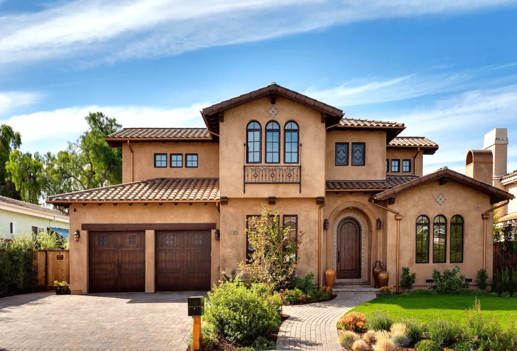 Mediterranean style home exterior