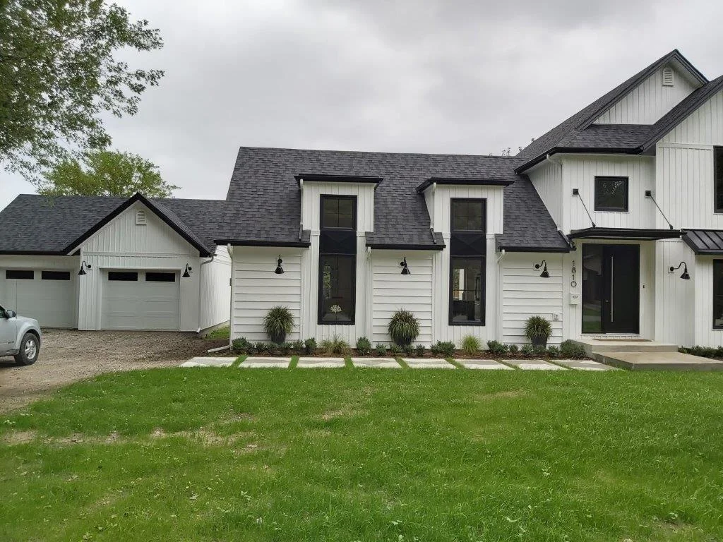 Custom farmhouse style home in Windsor ON built by Sovereign Developments